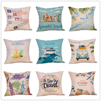 Fundas de Almohada Temática Playa Verano