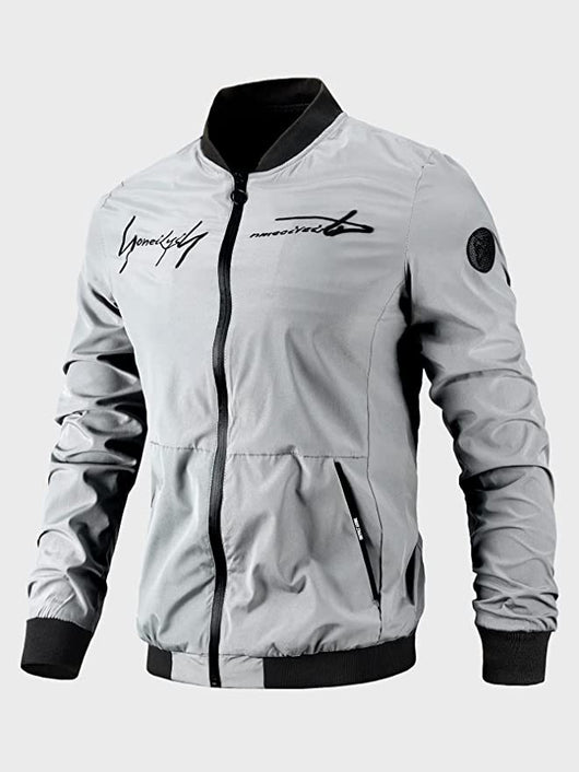 Chaqueta Vintage con Estampado para Hombre - Image 4