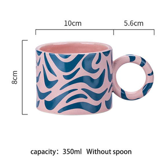Taza de Cerámica Adorable con Diseño de Animales