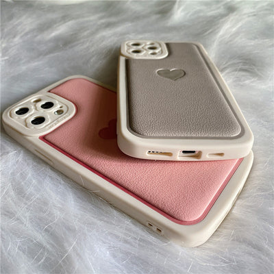 Funda para Celular de Cuero Sintético con Relieve Love - Image 10