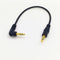 Cable de Parlante 3.5mm Macho a Macho 20cm Chapado en Oro