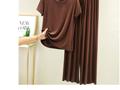 Conjunto de Casa Cómodo Estilo Coreano Talla Grande Mujer - Image 19