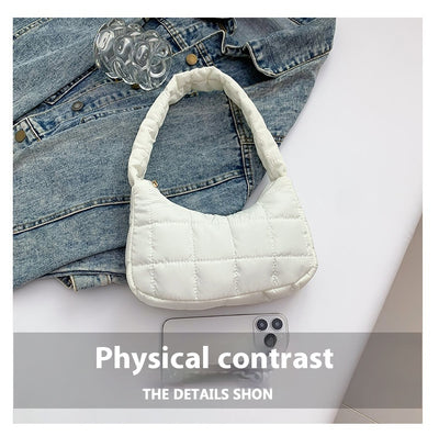 Bolso Bandolera Lunar de Un Hombro - Diseño Minimalista para Mujer - Image 11