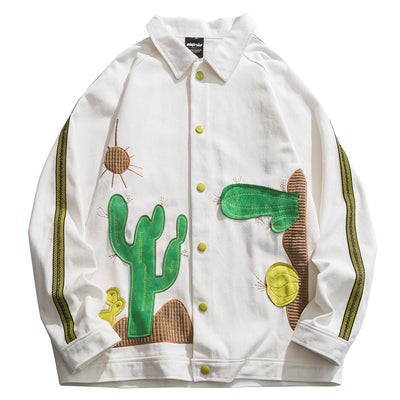 Chaqueta Patchwork Unisex - Uniforme de Béisbol para Parejas Otoño