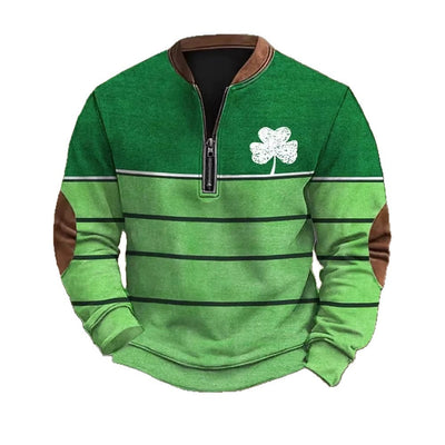 Sudadera con Cierre Estampado 3D Digital para Hombre - Primavera y Otoño - Image 5