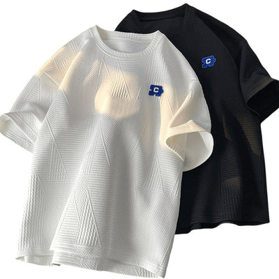 Camiseta Manga Corta Hombre Diseño Premium Talla Grande - Image 4