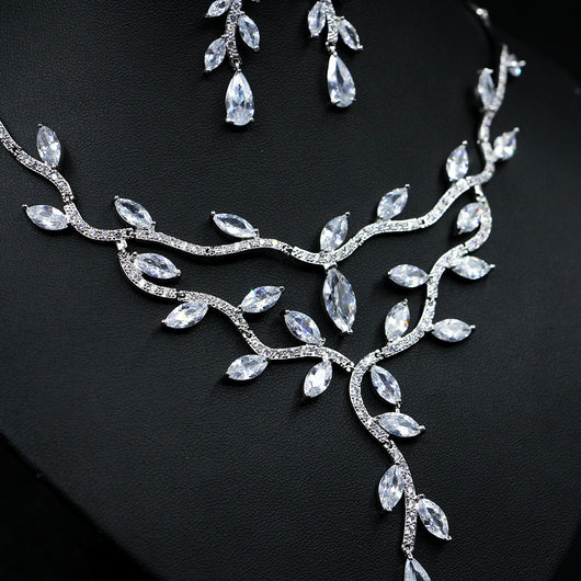 Conjunto de Collar Novia Circonita Estilo Europeo y Americano - Image 12
