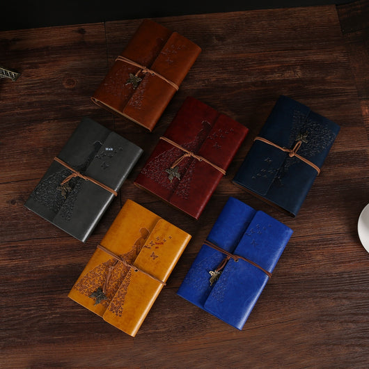 Libreta Portátil de Hojas Sueltas Estilo Retro con Papel Kraft - Image 11