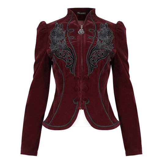 Abrigo Gótico para Presentaciones de Magia - Chaqueta Elegante para Mujeres - Image 10