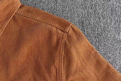 Camisa de Pana Vintage Lavada Manga Larga para Hombre - Image 34