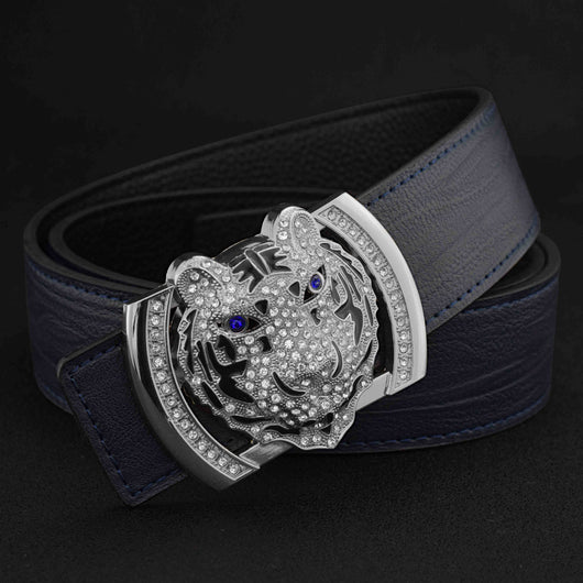 Cinturón de Cuero Casual Tiger Style para Hombre - Image 14