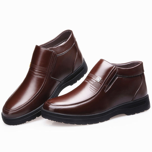 Zapatos Cálidos para Hombre con Forro de Terciopelo y Algodón Premium - Image 3
