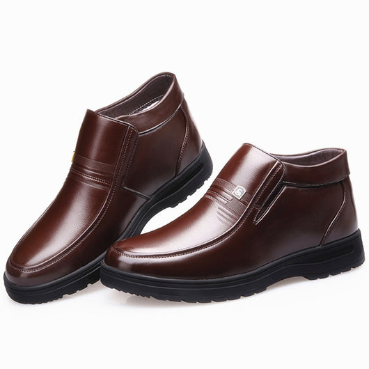 Zapatos Cálidos para Hombre con Forro de Terciopelo y Algodón Premium - Image 3