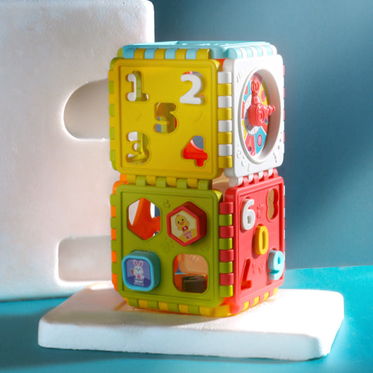Bloques de Construcción Cognitivos Multifuncionales Hexaedro para Niños y Niñas - Image 4