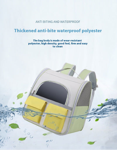 Mochila Transparente para Gatos de Gran Capacidad con Lona - Image 19