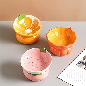 Comedero Elevado de Cerámica para Gatos - Diseño Ergonómico Anti-Vómito Rosa - Image 16