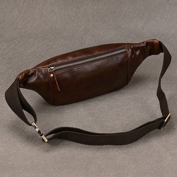 Bolsa Mensajero de Cuero para Hombre - Diseño Minimalista y Funcional
