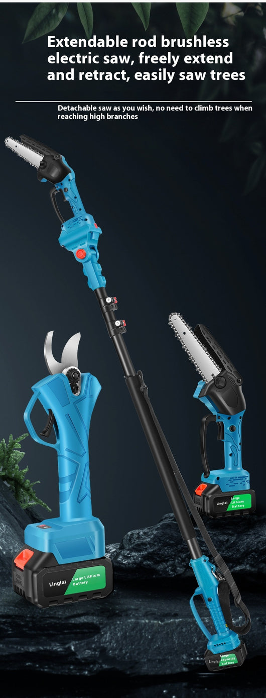 Sierra Eléctrica Inalámbrica con Batería de Litio para Jardín y Poda - Image 9