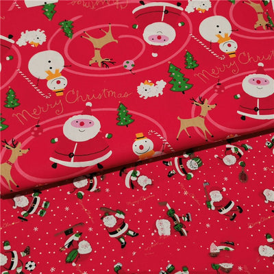Tela de Algodón Twill Estampado Navideño para Ropa de Cama - Image 9