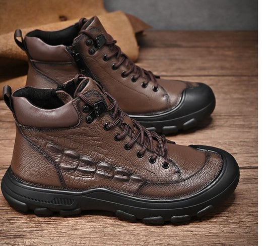 Botas Martin de Cuero Premium para Hombre con Cierre y Suela Antideslizante - Image 7