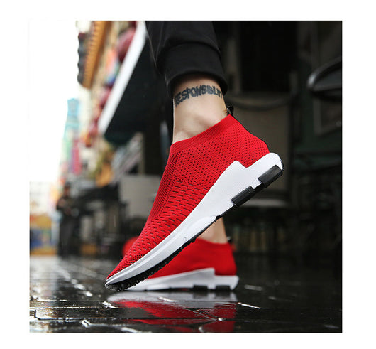 Zapatos Altos Elásticos Tipo Calcetín para Hombres Talla Grande - Image 12