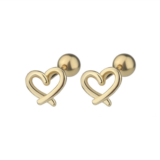 Aretes de Plata Corazón Calado S925 - Image 10