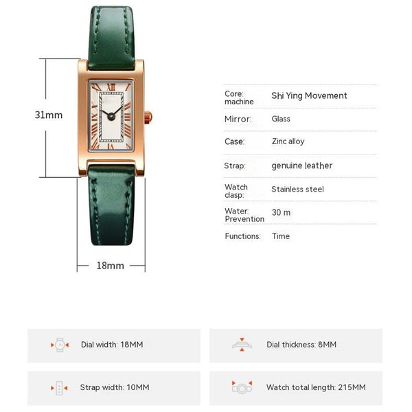 Reloj Digital Romano Pequeño para Mujer