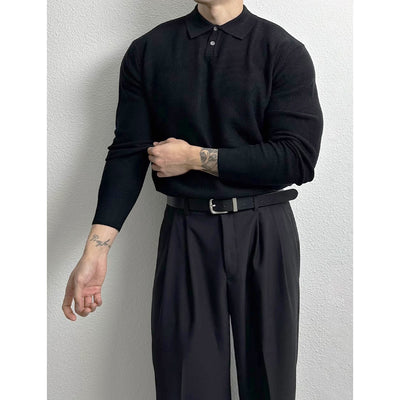 Suéter Ejecutivo Slim Fit Estilo Británico para Hombre - Image 3