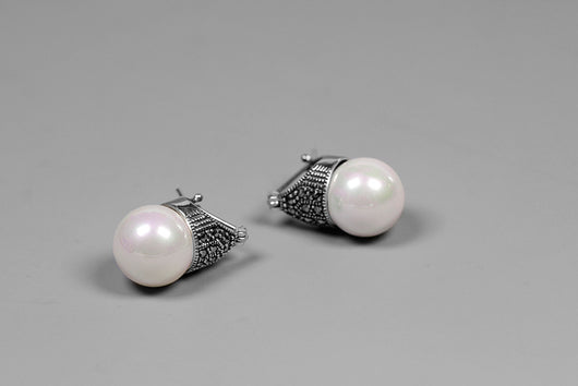 Aretes de Perla Vintage - Image 11
