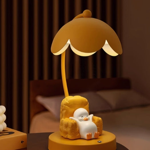 Lámpara Nocturna Patito Amarillo - Luz Suave para Niños
