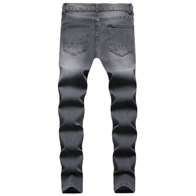 Pantalones Vaqueros Slim Fit Blancos Rotos para Hombre - Diseño Moderno Mate - Image 25