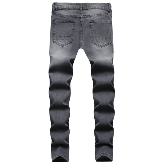Pantalones Vaqueros Slim Fit Blancos Rotos para Hombre - Diseño Moderno Mate - Image 25
