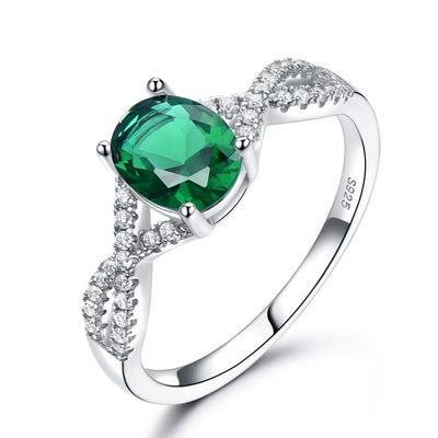 Anillo de Plata Esterlina para Mujer con Morganita Nano Ovalada - Image 6