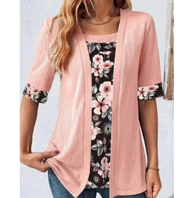 Cardigan de Lino y Algodón con Mangas Caladas y Cierre Invisible - Image 11