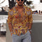 Camisa Estampada Suelta Talla Grande para Hombre
