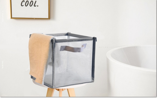 Cesto de Ropa Plegable y Giratorio para Baño - Image 12