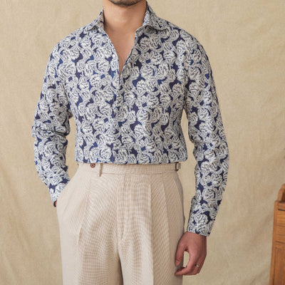 Cardigan Estampado de Manga Larga para Hombre - Image 11