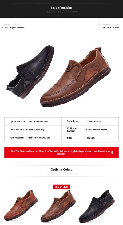 Zapatos Casuales de Cuero para Hombre - Cómodos y Transpirables - Image 8