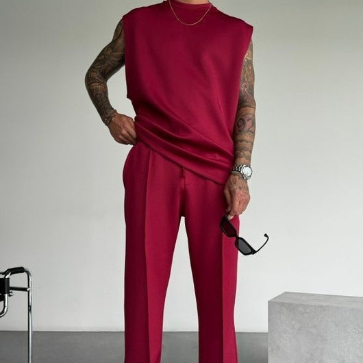 Traje de Verano para Hombre: Chaleco y Pantalón - Image 12