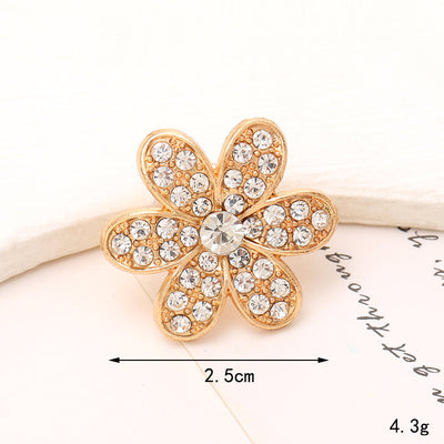 Adornos de Cristal Brillante para Zapatos - Accesorios DIY Estilo Clásico con Flor de Perla - Image 95