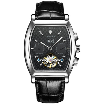 Reloj Automático Impermeable Estilo Barril de Roble para Hombre - Image 2