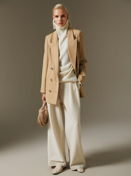 Blazer de Lana para Mujer - Diseño Minimalista y Elegante - Image 6