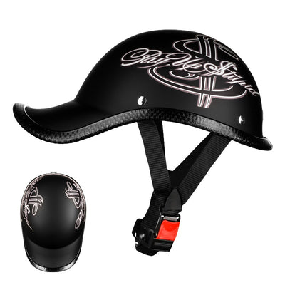 Casco Retro Eléctrico con Batería para Motocicleta - Protección de Seguridad Media - Image 10