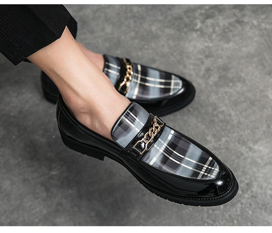 Zapatos Casuales de Cuero con Punta para Hombre - Image 27