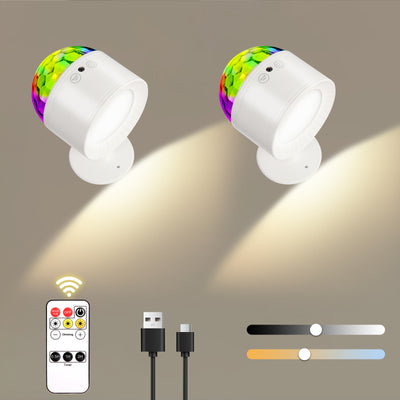 Lámpara de Pared LED Inteligente con Control Remoto y Temperatura de Color Ajustable - Image 8