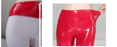 Pantalones Cortos de Cuero para Hombre con Cierre Invisible y Espejo Integrado - Image 7