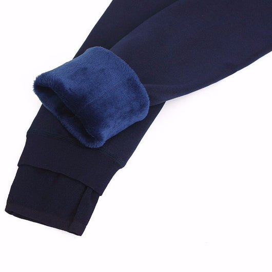 Pantalones Ajustados de Terciopelo Perla sin Costuras con Efecto Pisada Cálidos - Image 4