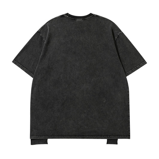 Camiseta Vintage Lavada Hombre - Estilo Urbano Personalidad Única - Image 10
