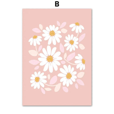 Cuadro Decorativo Lienzo Flores Arcoíris con Mensaje de Amor - Image 6