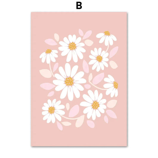 Cuadro Decorativo Lienzo Flores Arcoíris con Mensaje de Amor - Image 6